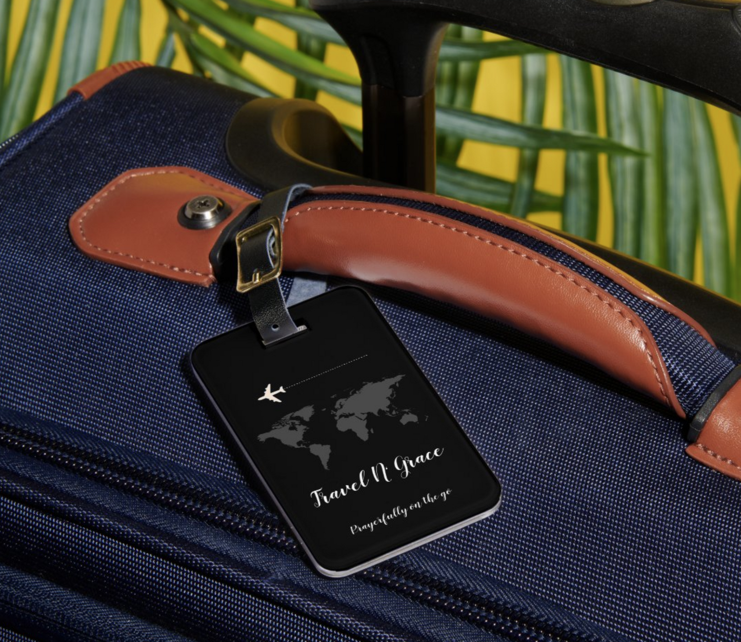 Black Luggage Tag