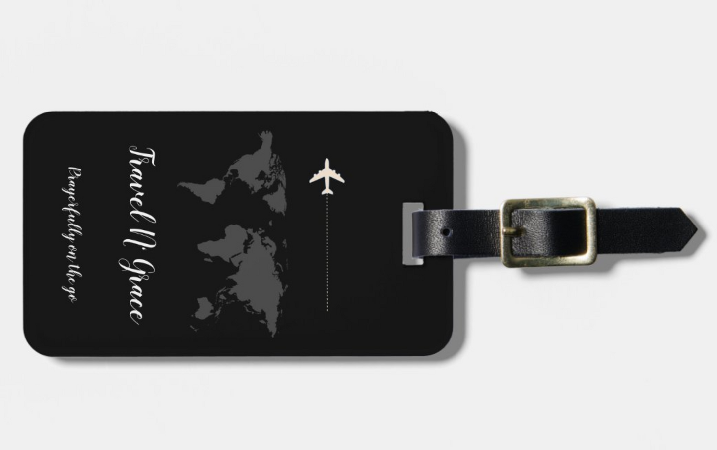 Black Luggage Tag