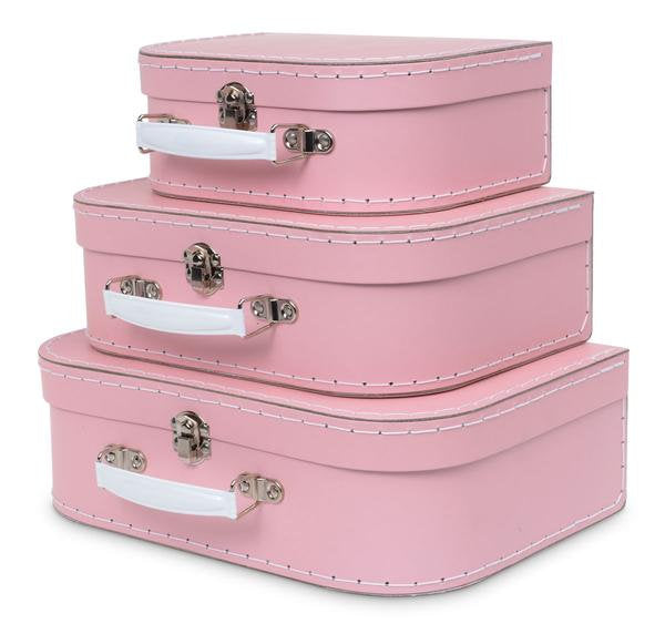 Personalized Pink Suitcase Style Gift Box for Keepsakes, Arts and Crafts toys wedding birthday