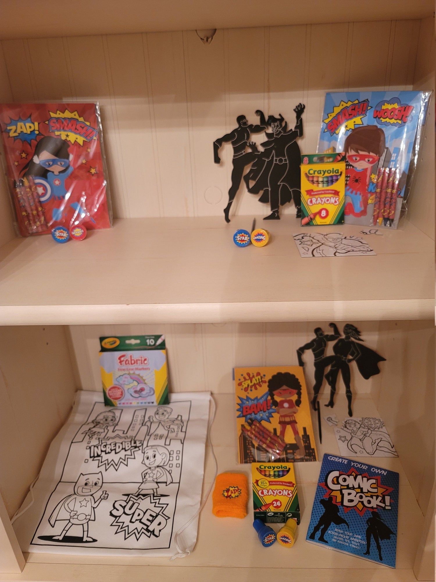 SUPERHERO UNISEX Themed Kid Activity Set - Arts & Crafts, Games, and A – The  All Set Company